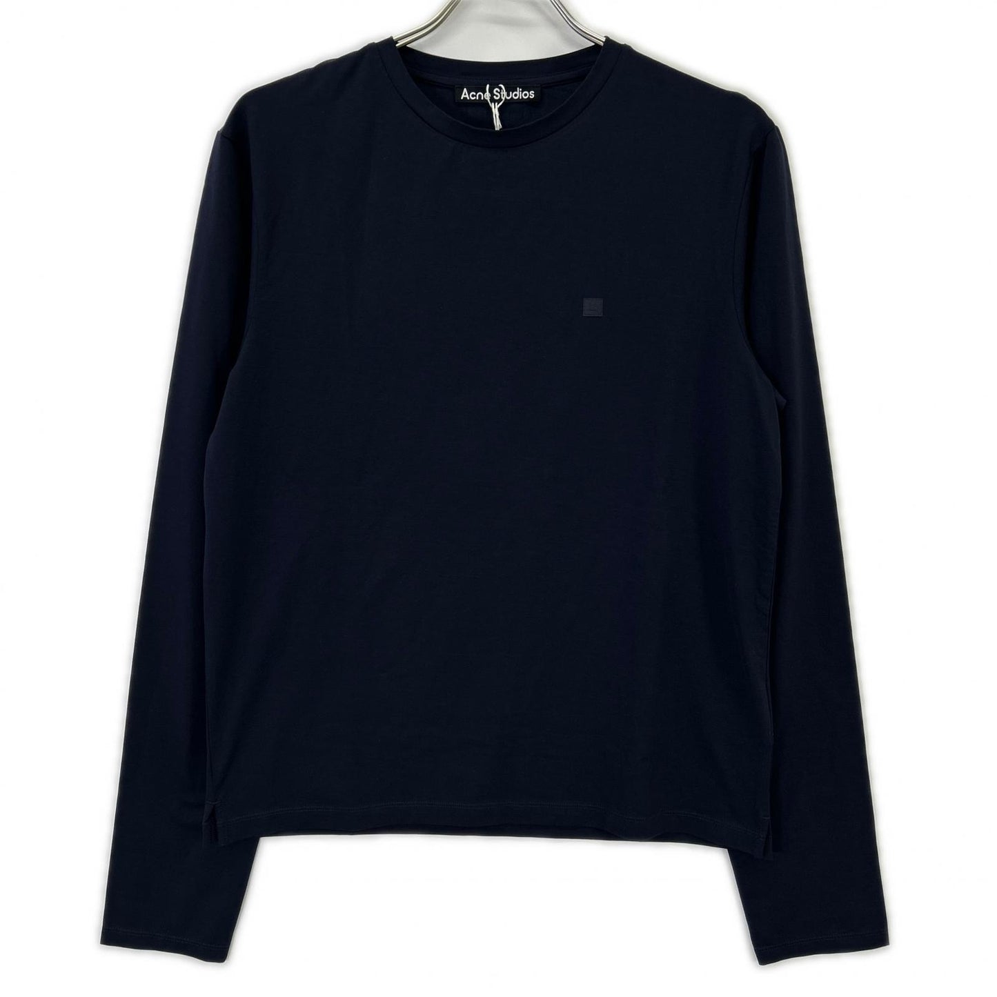 ACNE STUDIOS TSHI000317 Navy Long Sleeve T-shirt Regular Fit Top