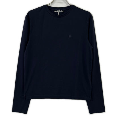 ACNE STUDIOS TSHI000317 Navy Long Sleeve T-shirt Regular Fit Top