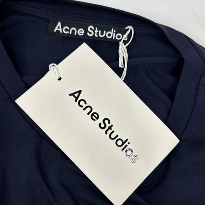 ACNE STUDIOS TSHI000317 Navy Long Sleeve T-shirt Regular Fit Top