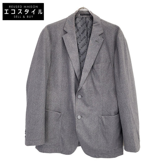 BOSS ボス P-Hanry-J-Fl-Wg-241 グレー ハウンドトゥース スリムフィット テーラードジャケット ジャケット