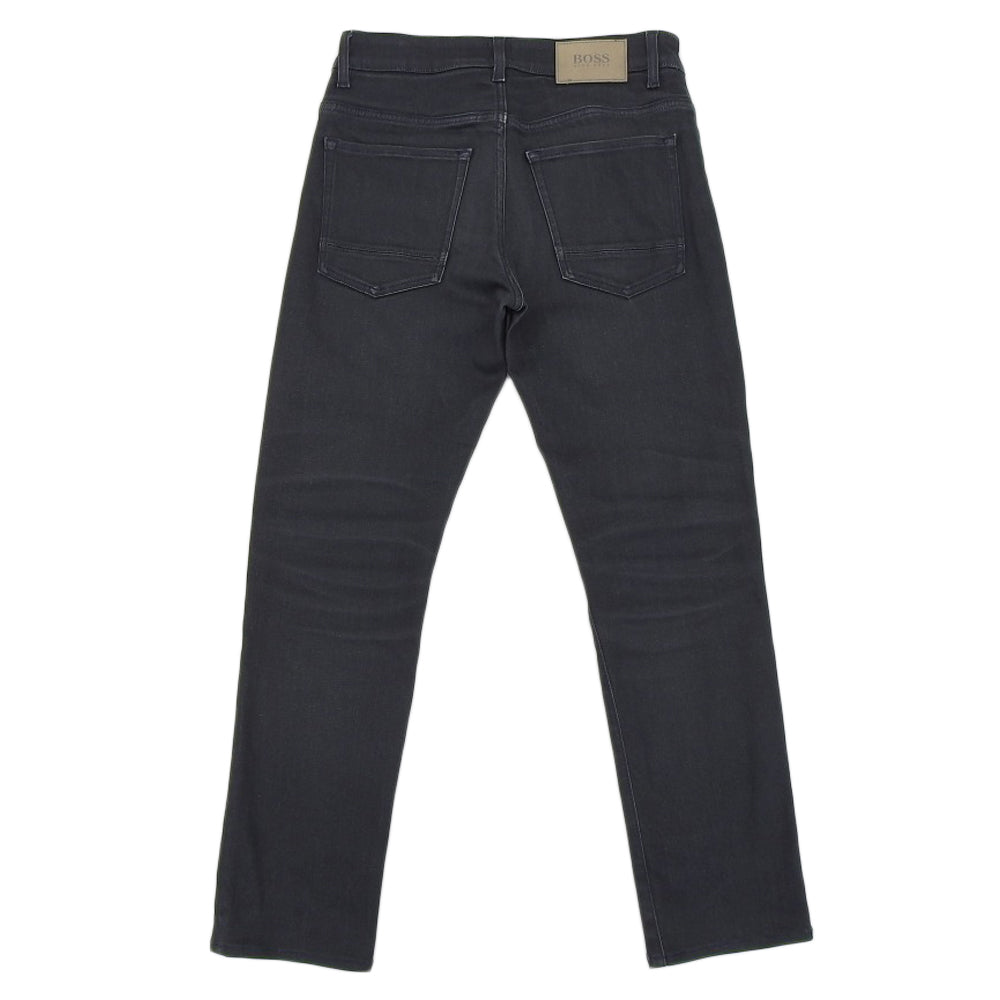 BOSS ボス デラウェア3 ストレッチ ストレートデニム パンツ ボトムス メンズ ブラック 31/32 ボトムス 31/32