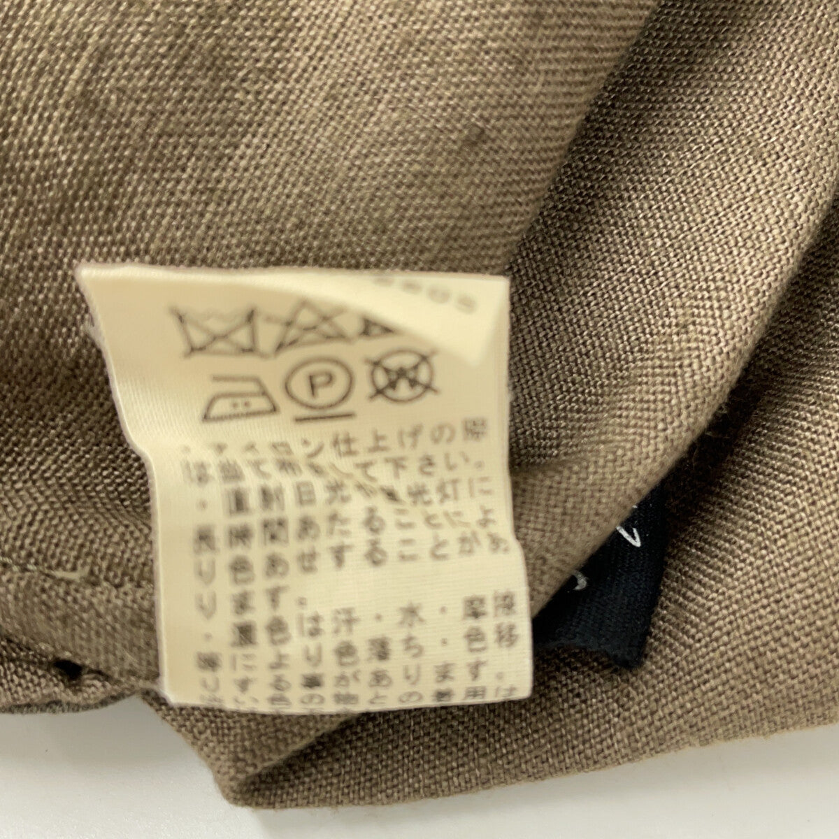 J0103FJ011 棕色 亚麻 长款夹克 大衣 M 女士