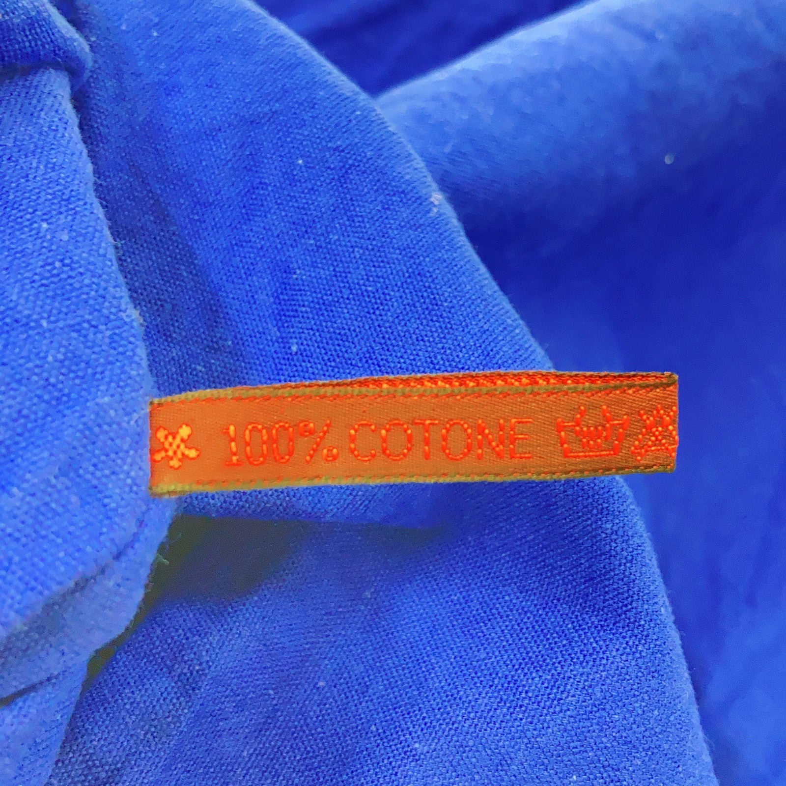 DANIELA GREGIS ダニエラグレジス ブルー コットン100 プルオーバーカットソーブラウス トップス