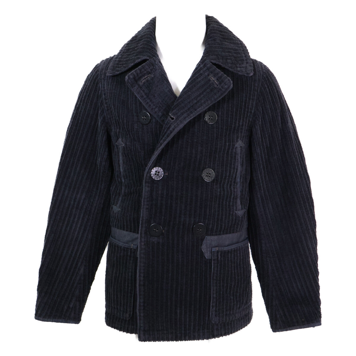RRL 双RRL 【准新品/国内正规/25AW】MNRROTW12820144 13星船锚刻印 象牙果纽扣 双排扣 牛仔饰边 灯芯绒P-大衣 XS