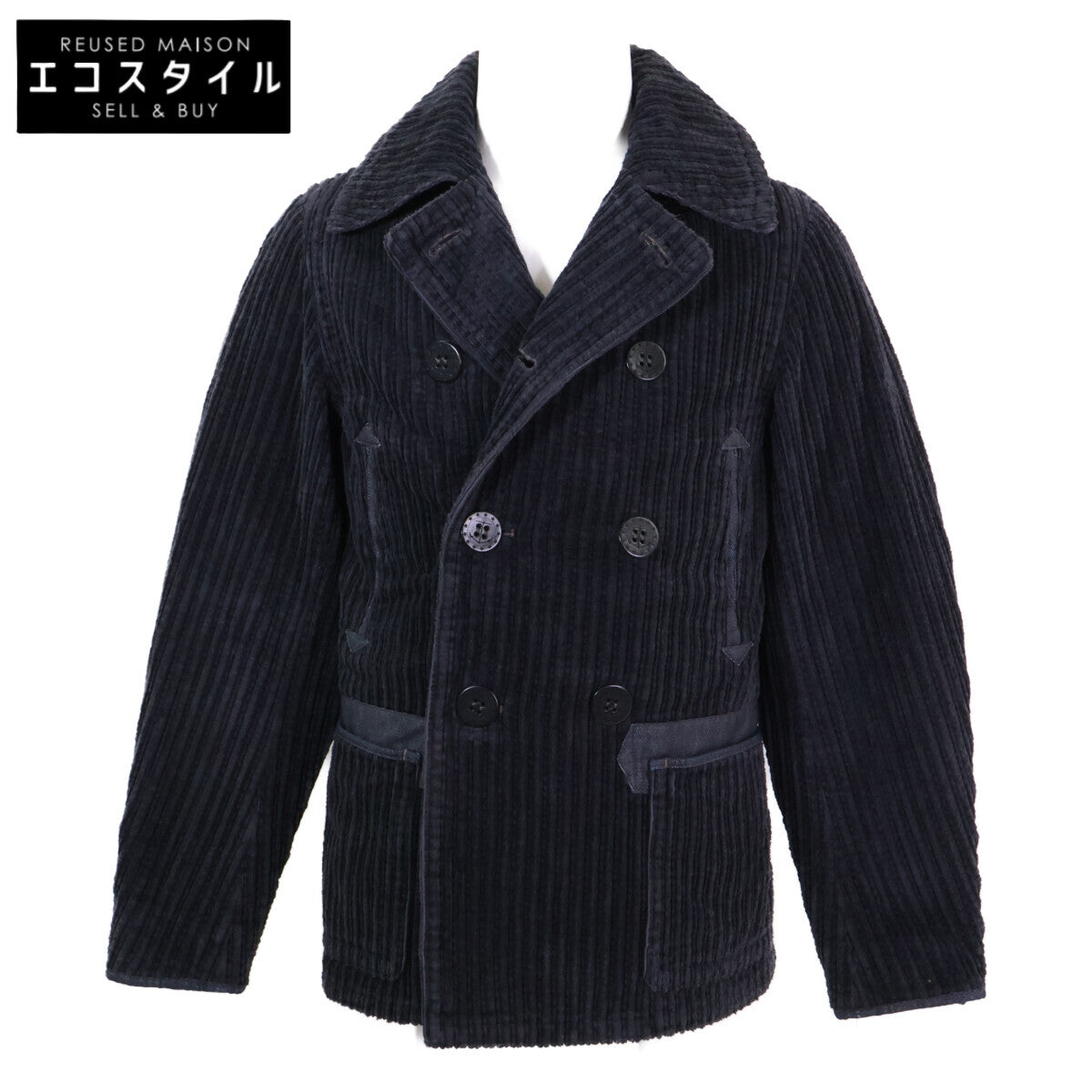 RRL 双RRL 【准新品/国内正规/25AW】MNRROTW12820144 13星船锚刻印 象牙果纽扣 双排扣 牛仔饰边 灯芯绒P-大衣 XS