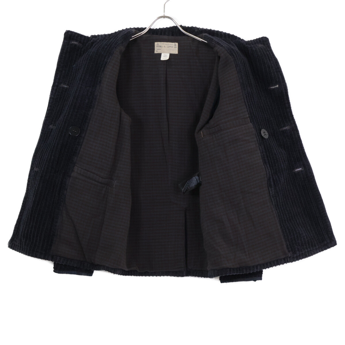 RRL 双RRL 【准新品/国内正规/25AW】MNRROTW12820144 13星船锚刻印 象牙果纽扣 双排扣 牛仔饰边 灯芯绒P-大衣 XS