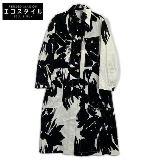 DRIES VAN NOTEN ドリスヴァンノッテン 染めプリント ロング シャツ コート