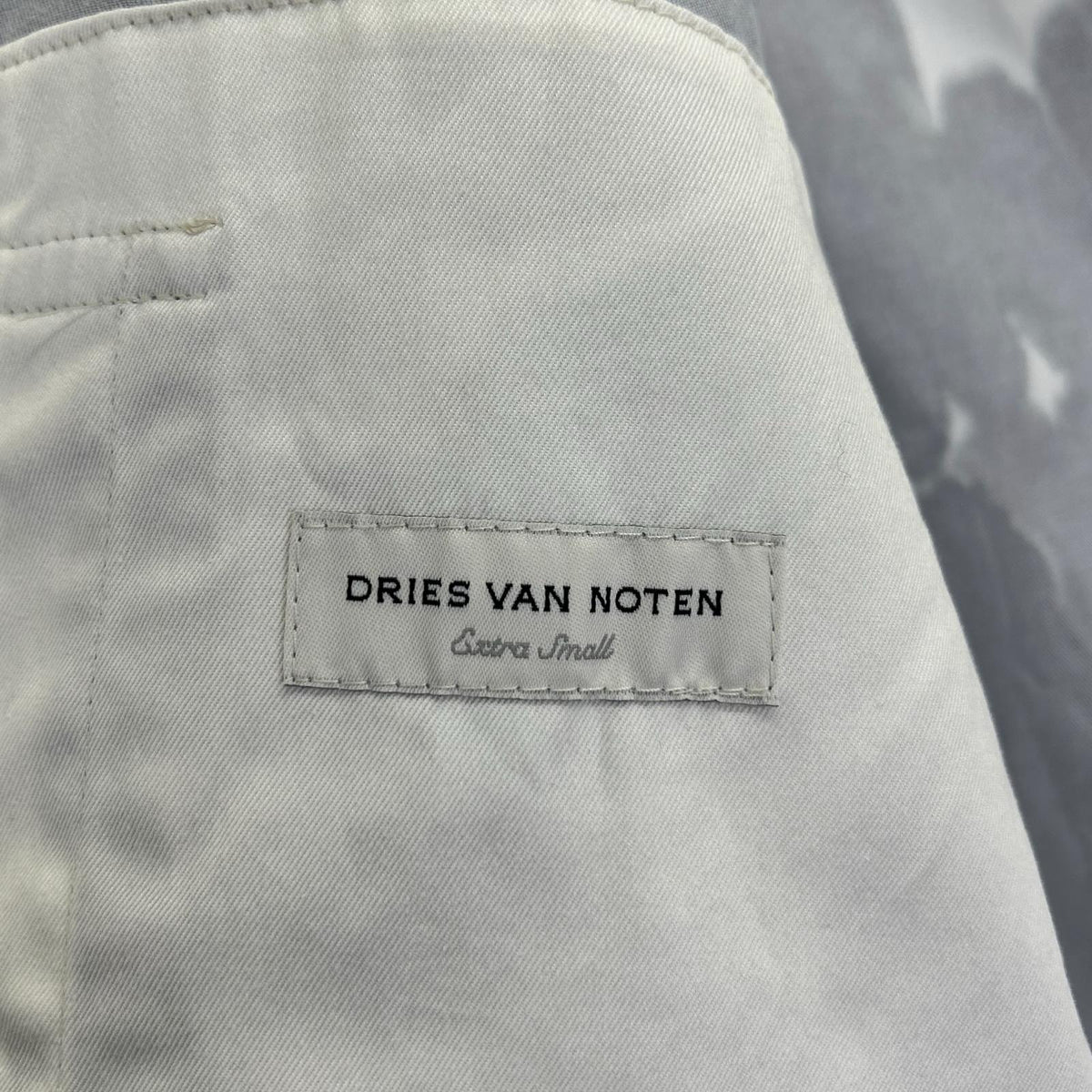 DRIES VAN NOTEN Dyed Print Long Shirt Coat