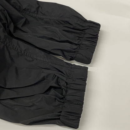 DRIES VAN NOTEN 德赖斯·范诺顿 黑色尼龙抽绳褶皱袖拉链夹克