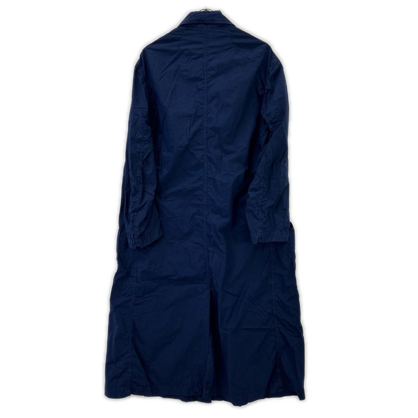 DRIES VAN NOTEN ドリスヴァンノッテン ユグランス社 ブルー センターベント マルチポケットロングシャツコート コート
