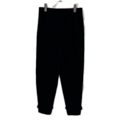 STELLA McCARTNEY ステラマッカートニー 394020 SFB03 ブラック ウール ギャザーボタン テーパードスラックスパンツ ボトムス