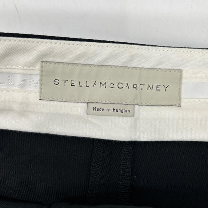 STELLA McCARTNEY ステラマッカートニー 394020 SFB03 ブラック ウール ギャザーボタン テーパードスラックスパンツ ボトムス