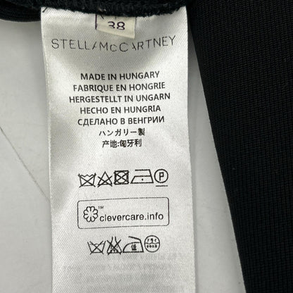 STELLA McCARTNEY ステラマッカートニー 394020 SFB03 ブラック ウール ギャザーボタン テーパードスラックスパンツ ボトムス