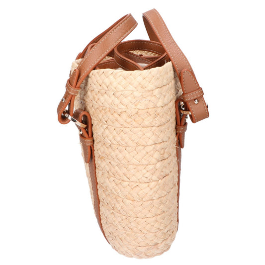 HELEN KAMINSKI PINIMIL S BRIDLE Raffia/Calf Cotton Inner Bag 2-Way Handbag