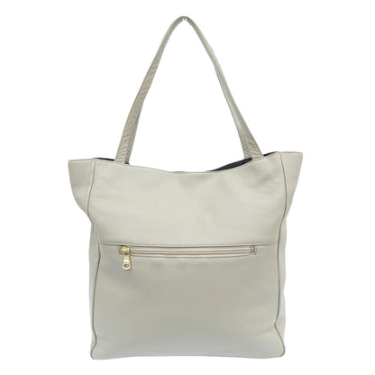 russet ラシット 美品 シュリンクソフトカーフ エンボスロゴ トートバッグ レディース グレージュ CE-1526 25SS トートバッグ