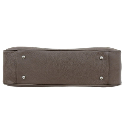 PELLE MORBIDA ペッレモルビダ 美品 Maiden Voyage シュリンクカーフ フラップ トートバッグ レディース ダークブラウン PMO-MB055A トートバッグ