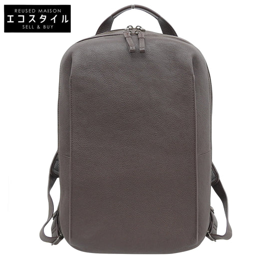 MOTHERHOUSE マザーハウス 新品同様 カゼマトウ バックパック メン カーフレザー リュック デイパック メンズ ダークブラウン MG14782-BM46 リュック バックパック