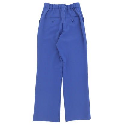 Diagram ダイアグラム バックギャザー イージースラックスパンツ ボトムス レディース ブルー 34 ボトムス 34