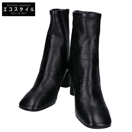 Christian Dior クリスチャンディオール 【新品同様/23AW】D-SHADOW ステッチ ヒール アンクルブーツ シューズ