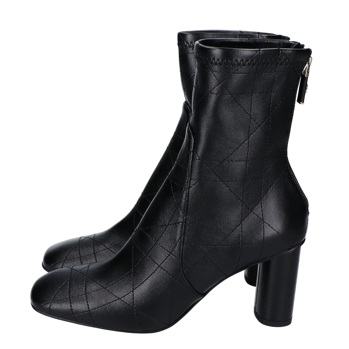 Christian Dior 【Unused/23AW】D-SHADOW Stitch Heel Ankle Boots Shoes