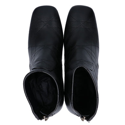 Christian Dior 【Unused/23AW】D-SHADOW Stitch Heel Ankle Boots Shoes