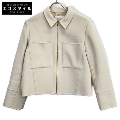 BEIGE BEIGE 2023 Beige Wool 90 Zip-up Short Jacket Jacket