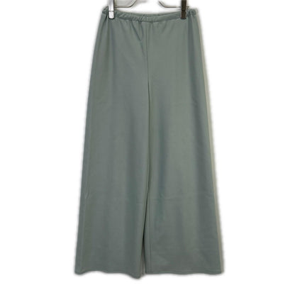 ESTNATION Estnation Light green wool doeskin bias easy pants Bottoms