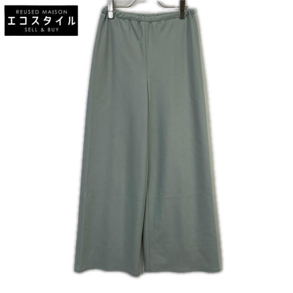 ESTNATION Estnation Light green wool doeskin bias easy pants Bottoms