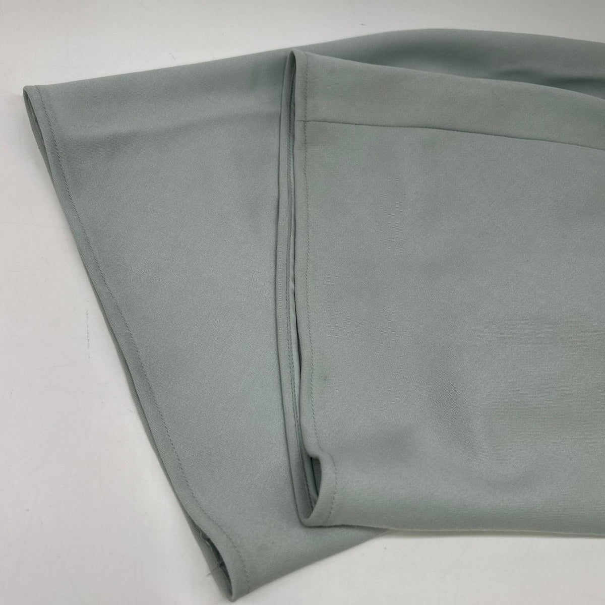 ESTNATION Estnation Light green wool doeskin bias easy pants Bottoms