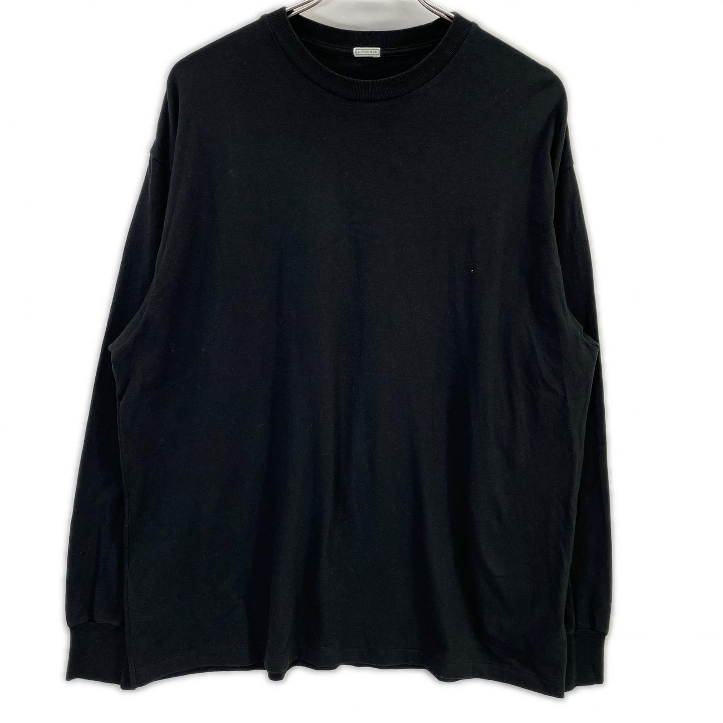 A.PRESSE アプレッセ 25AAP-05-02 25AW ブラック Cashmere Blend L/S T-Shirt ロングスリーブカットソー トップス