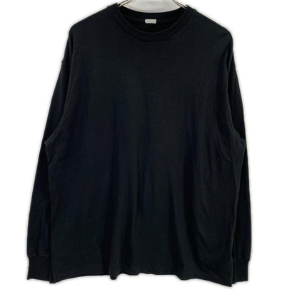 A.PRESSE アプレッセ 25AAP-05-02 25AW ブラック Cashmere Blend L/S T-Shirt ロングスリーブカットソー トップス