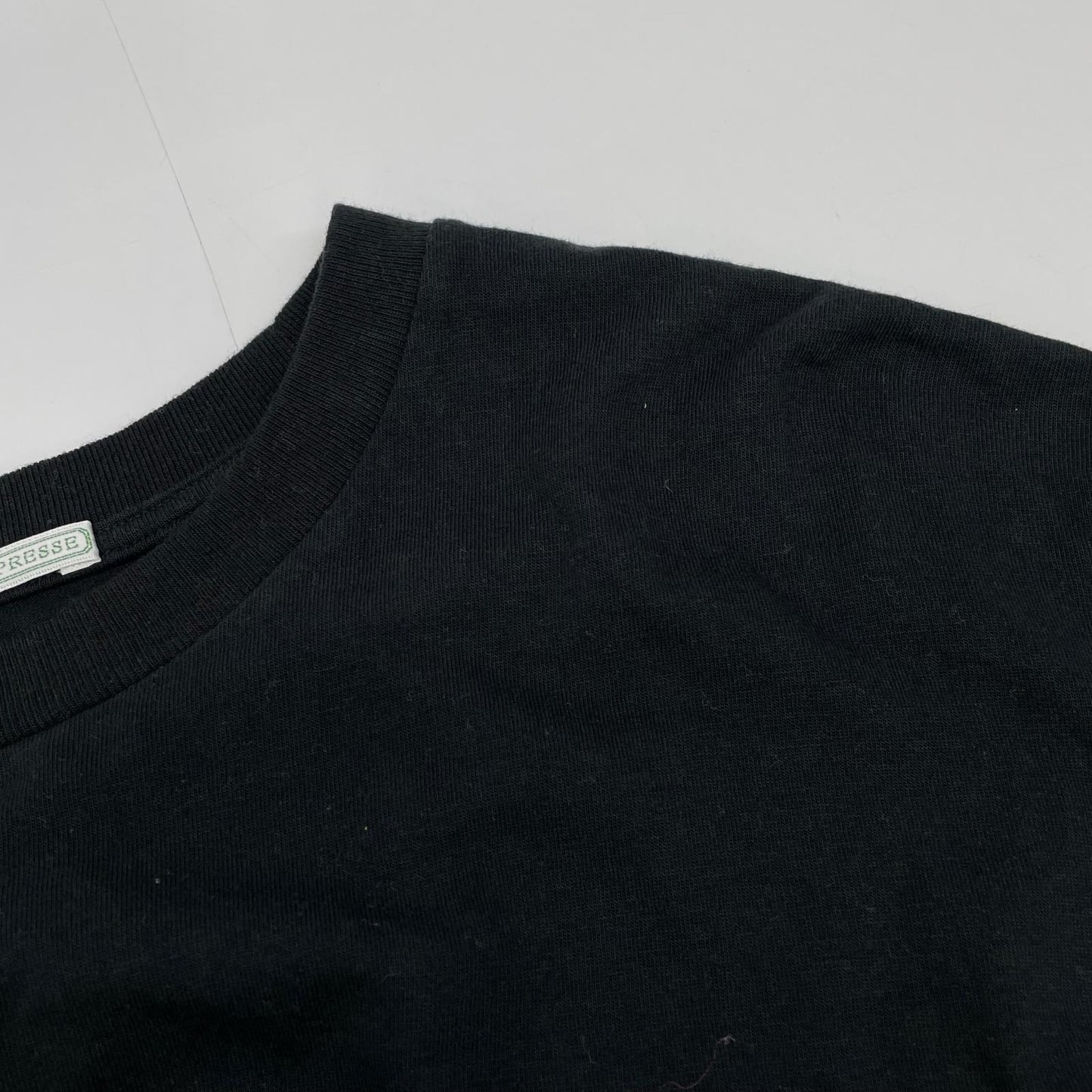 A.PRESSE アプレッセ 25AAP-05-02 25AW ブラック Cashmere Blend L/S T-Shirt ロングスリーブカットソー トップス