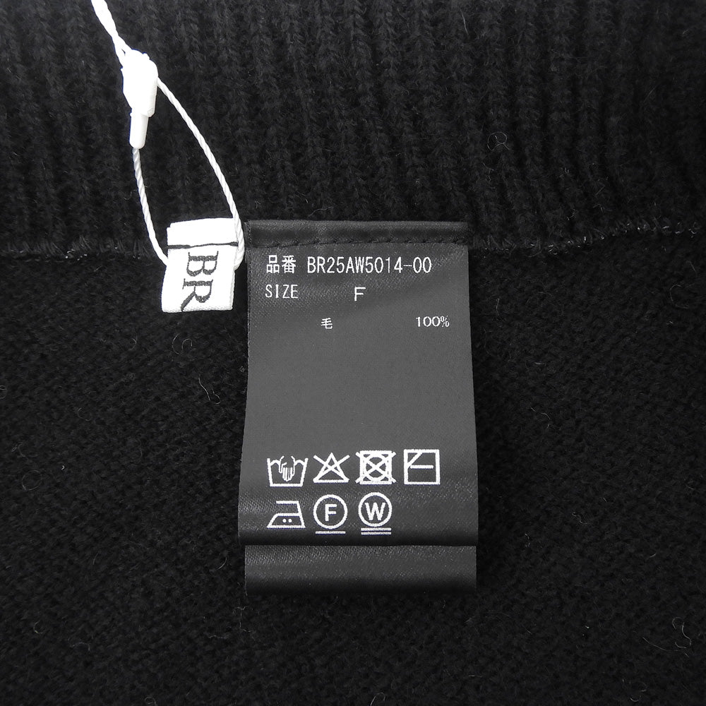 BRILE ブリル 新品同様 ラムウール ミニスカート レディース 黒 ブラック F BR25AW5014 25AW スカート F