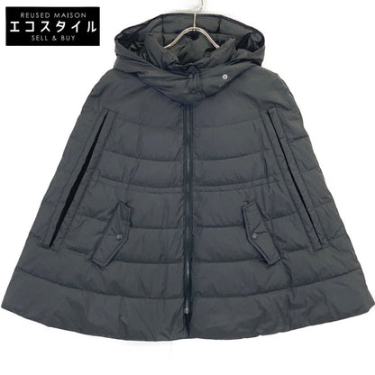 theory luxe Theory Luxe 03-3409605 23AW 黑色带帽斗篷羽绒服 披风 夹克