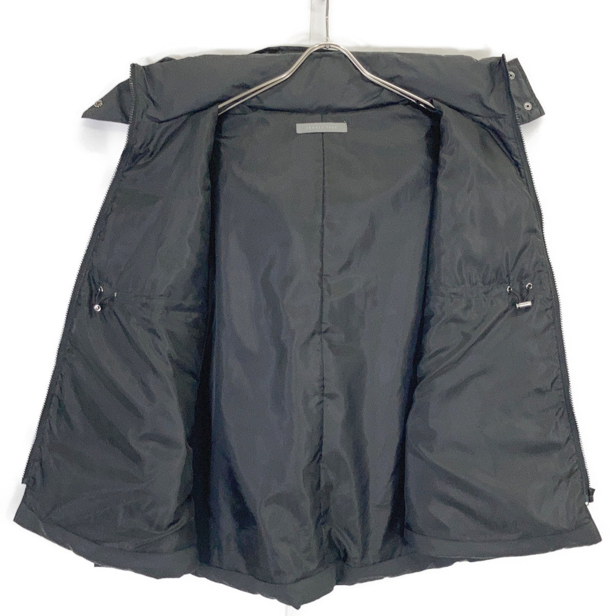 theory luxe Theory Luxe 03-3409605 23AW 黑色带帽斗篷羽绒服 披风 夹克