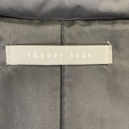 theory luxe Theory Luxe 03-3409605 23AW 黑色带帽斗篷羽绒服 披风 夹克