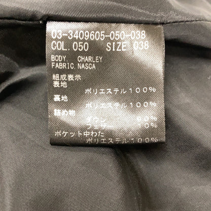 theory luxe Theory Luxe 03-3409605 23AW 黑色带帽斗篷羽绒服 披风 夹克