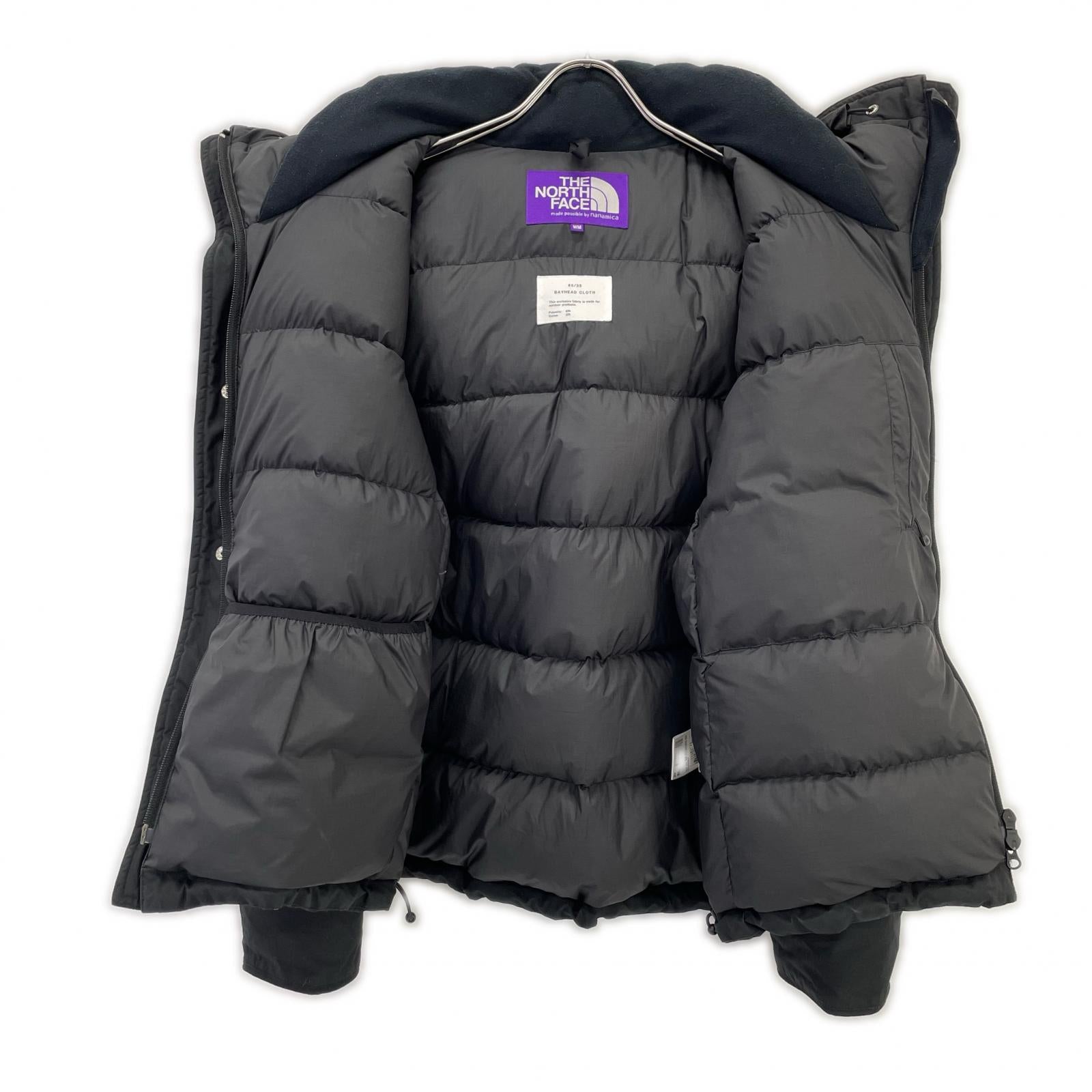 THE NORTH FACE PURPLE LABEL ザ ノースフェイス パープルレーベル ND2371N ブラック 65/35 マウンテンショートダウンパーカ ジャケット