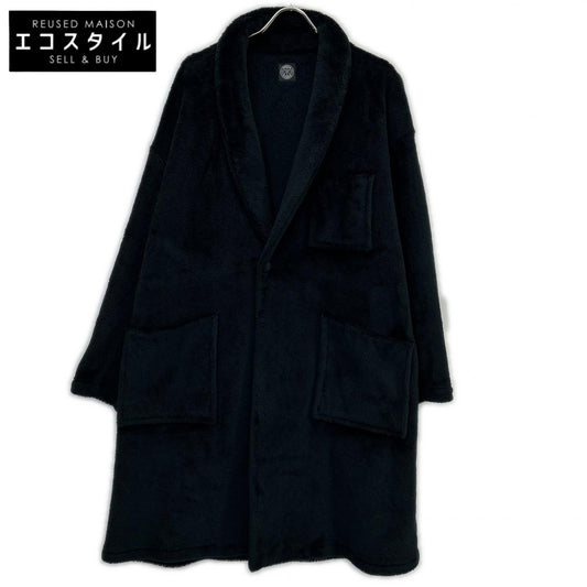 Porter Classic ポータークラシック 23AW ブラック HIGH LOFT FLEECE PICASSO COAT/ハイロフトフリースピカソコート コート