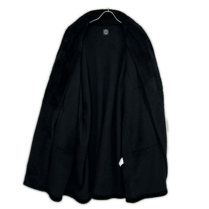 Porter Classic 23AW Black HIGH LOFT FLEECE PICASSO COAT / High-Loft Fleece Picasso Coat Coat