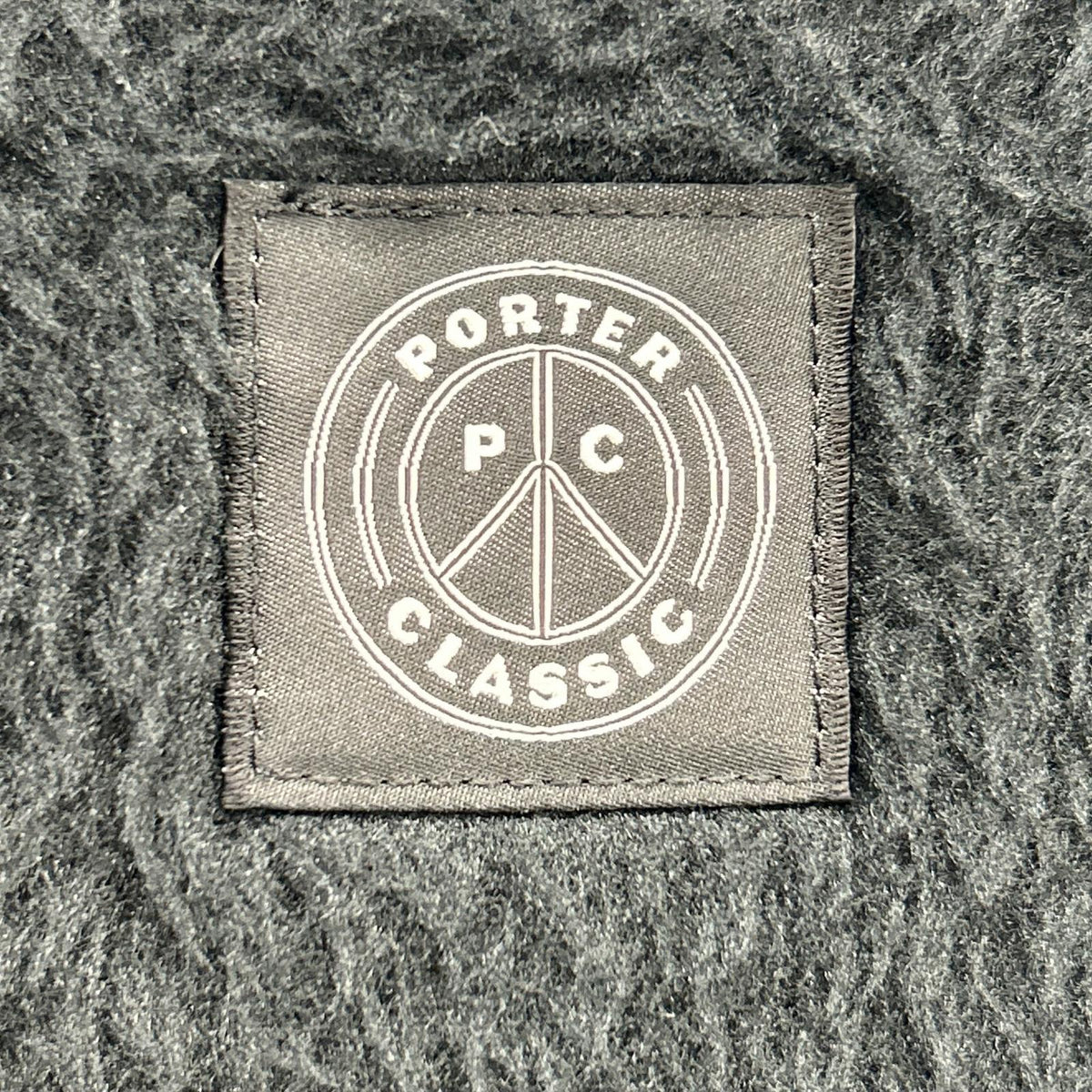 Porter Classic 23AW Black HIGH LOFT FLEECE PICASSO COAT / High-Loft Fleece Picasso Coat Coat