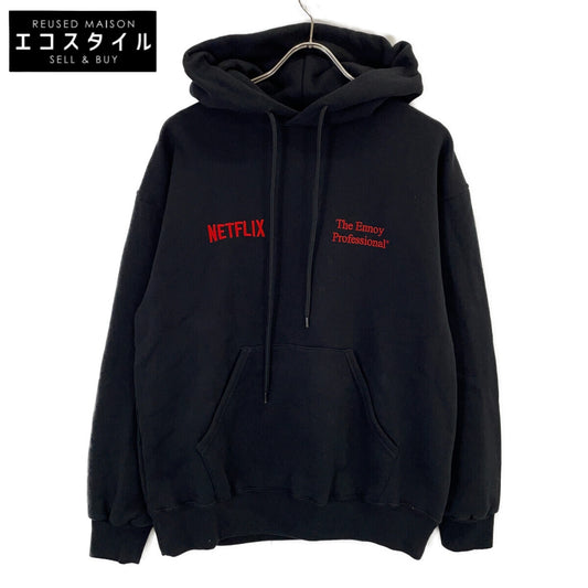 ennoy エンノイ 【×NETFLIX】23AW ブラック フーディープルオーバー トップス