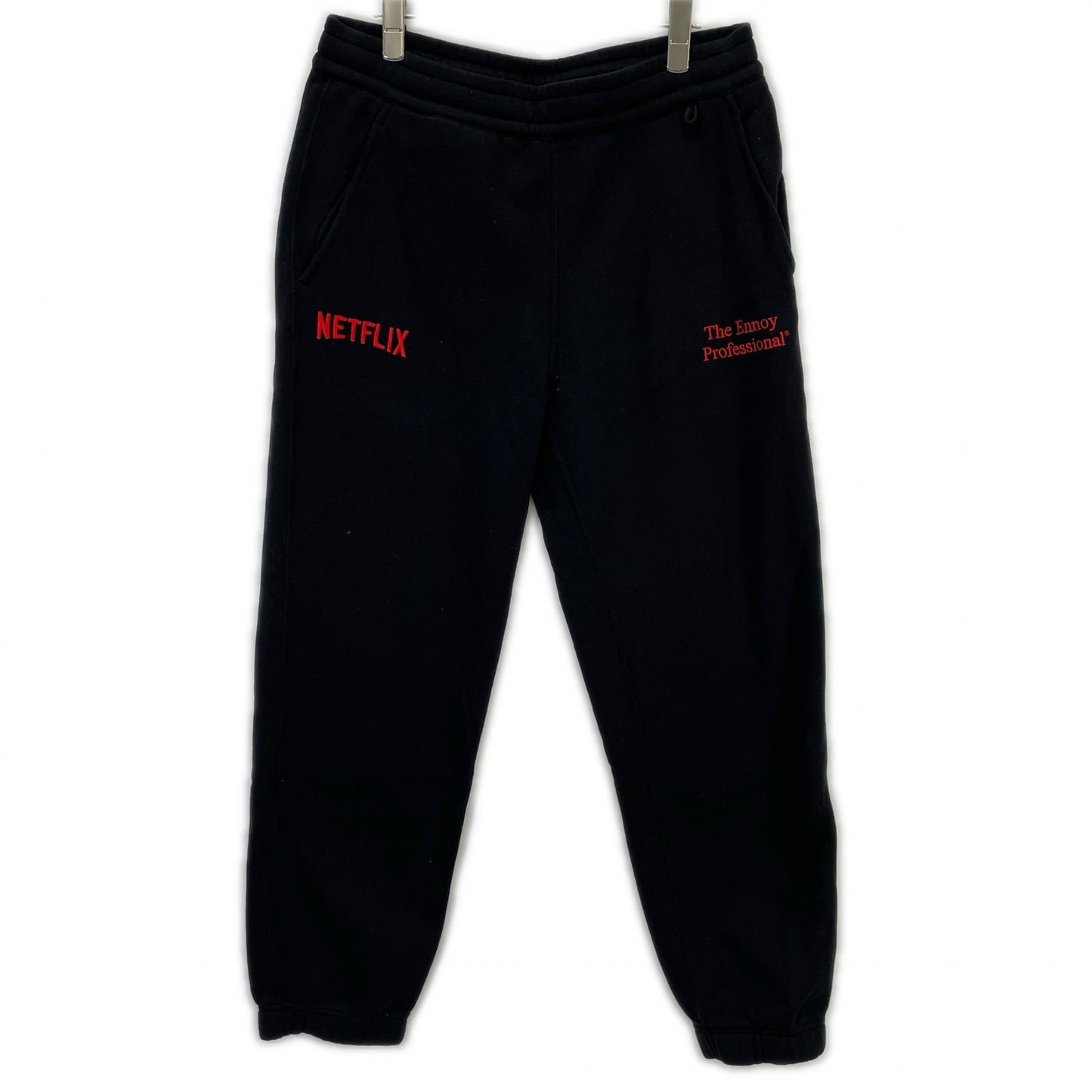 ennoy 【×NETFLIX】23AW Black Easy Sweatpants Bottoms M