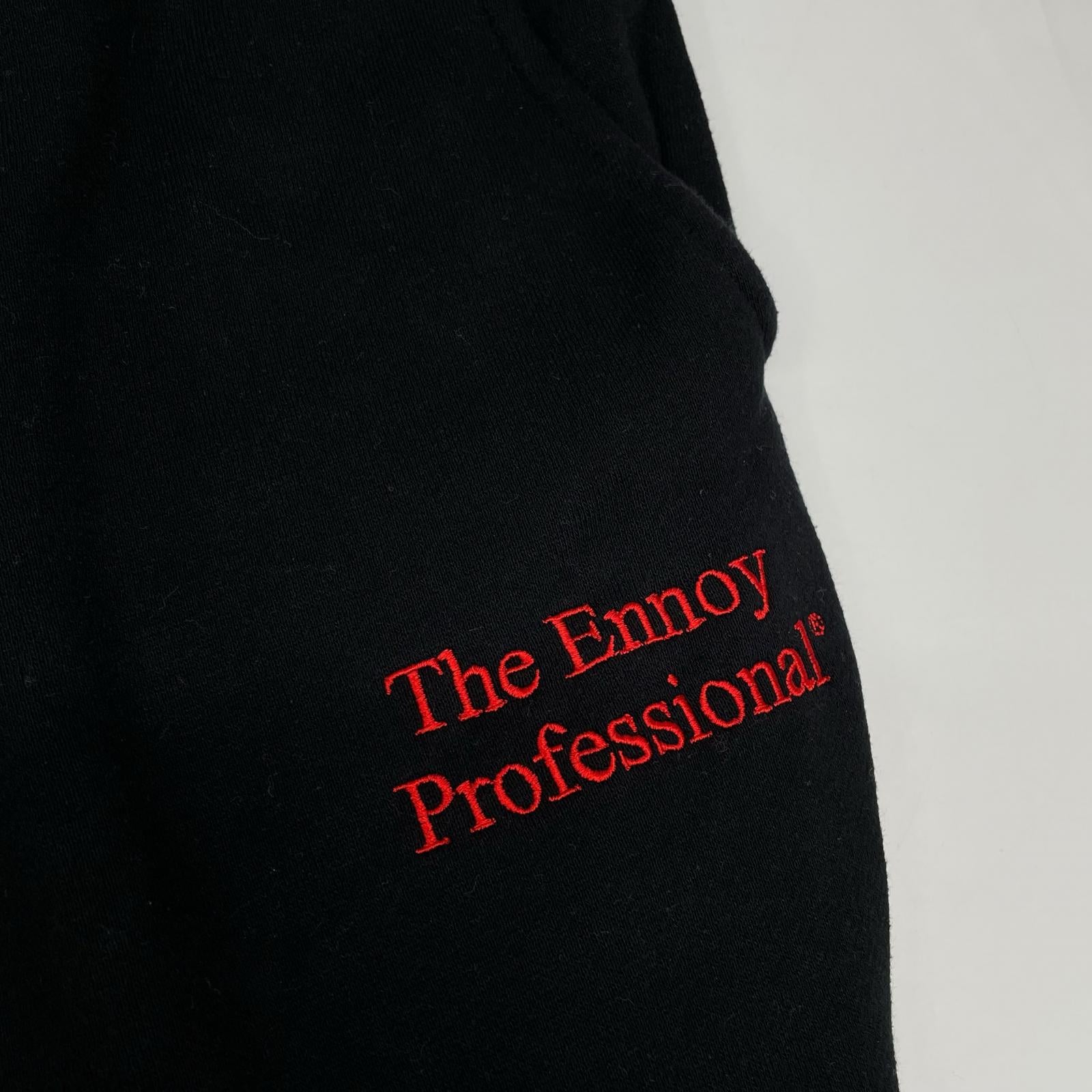 ennoy 【×NETFLIX】23AW Black Easy Sweatpants Bottoms M