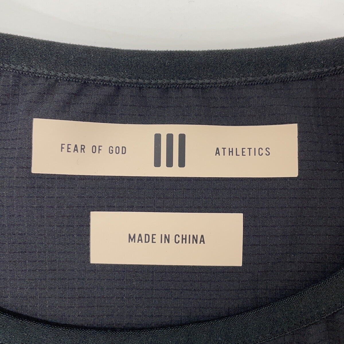 adidas アディダス ×FEAR OF GOD 25SS JZ7376 ブラック ATHLETICS MELTAWAY CREWNECK トップス