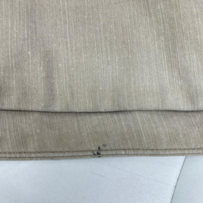 MADISON BLUE Madisonblue MB171-6712 米色 棉质 侧边拉链 反面缎面 超长喇叭裙 半身裙