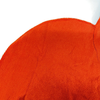 【INSIDE】IM02KK904 Orange Cotton Blend High-Neck Long-Sleeve Knit Top 2 Ladies