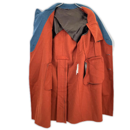 Belvest ベルベスト 【ﾄｩﾓﾛｰﾗﾝﾄﾞ別注】PT23DBA ﾈｲﾋﾞｰ系 ｳｰﾙ ﾀﾞﾌﾞﾙﾌﾞﾚｽﾄ ﾁｪｽﾀｰｺｰﾄ コート 48