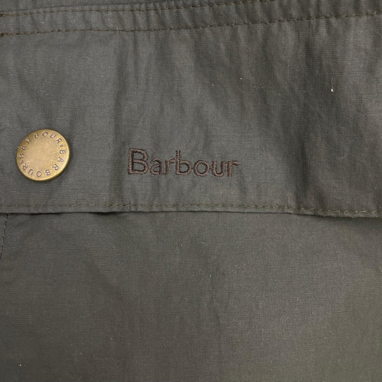 Barbour 1602109 Khaki 3-Warrant Oiled Bedale Hooded Jacket M