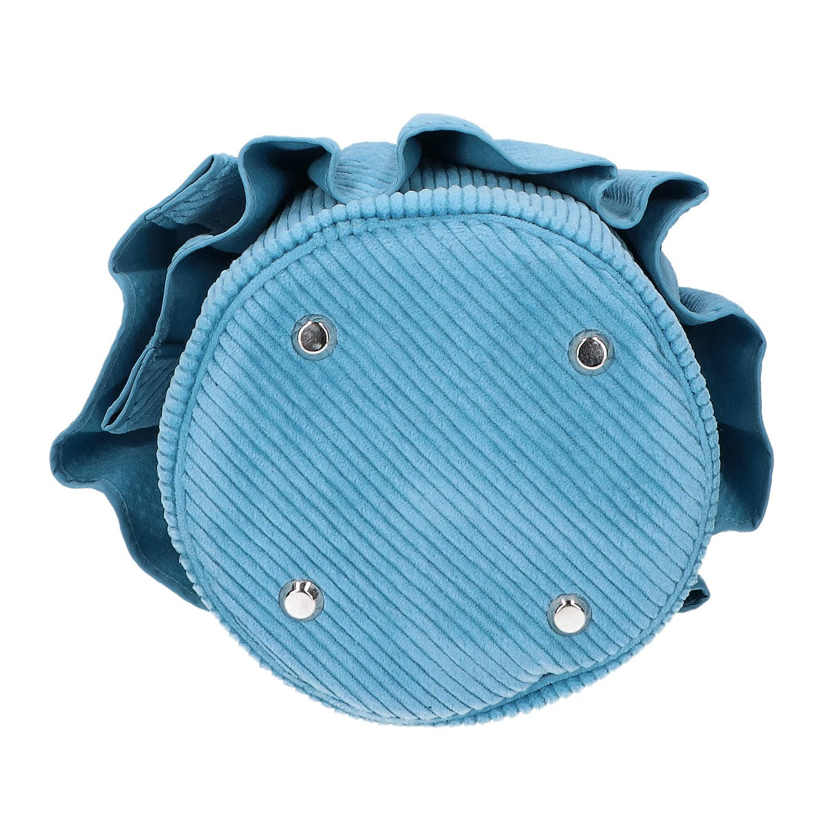 setsuko sagittaire SCI-039 CITY Corduroy Frill Design Bucket Handbag